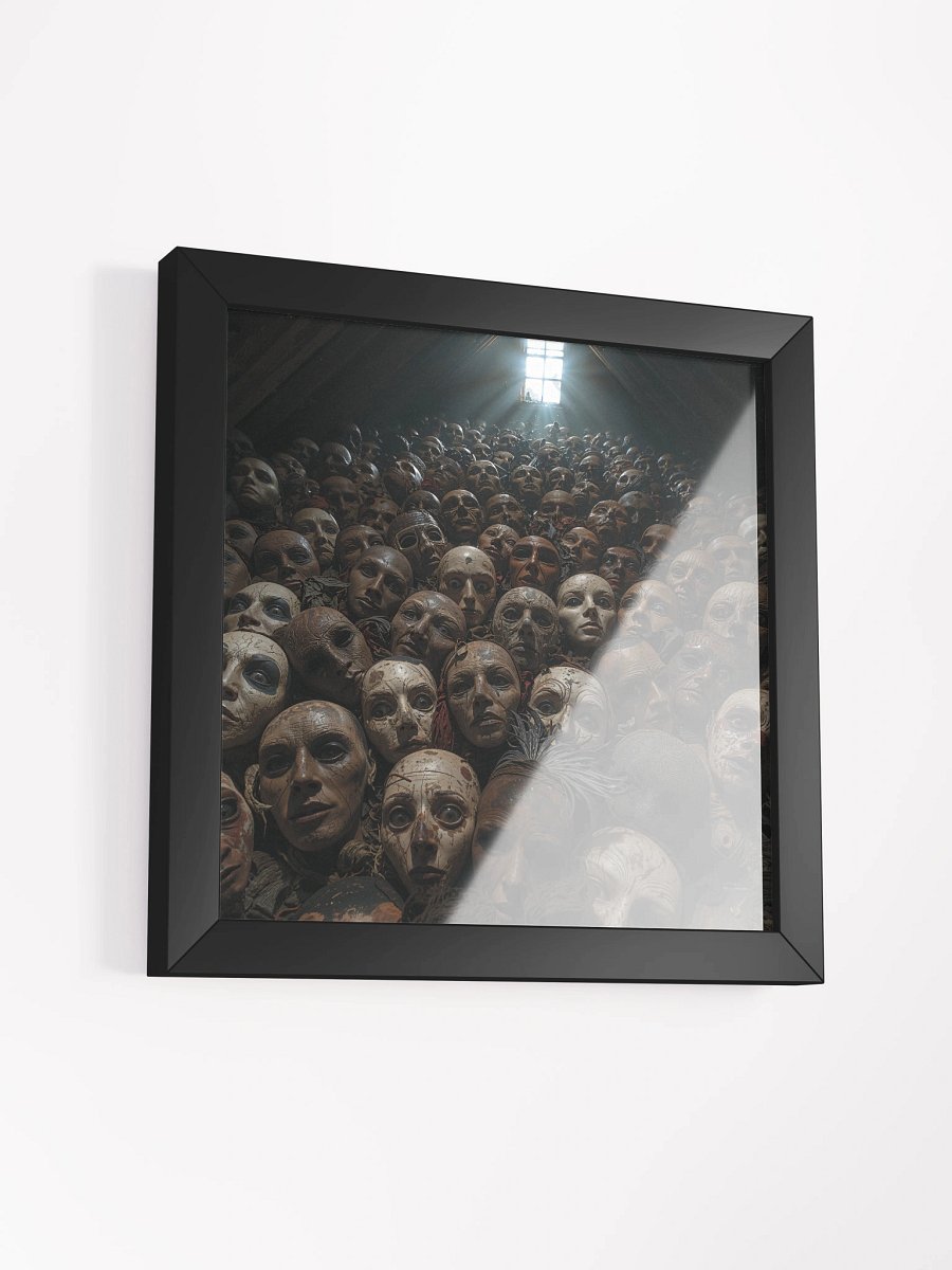 The Attic of Forgotten Faces Framed Print product image (13)