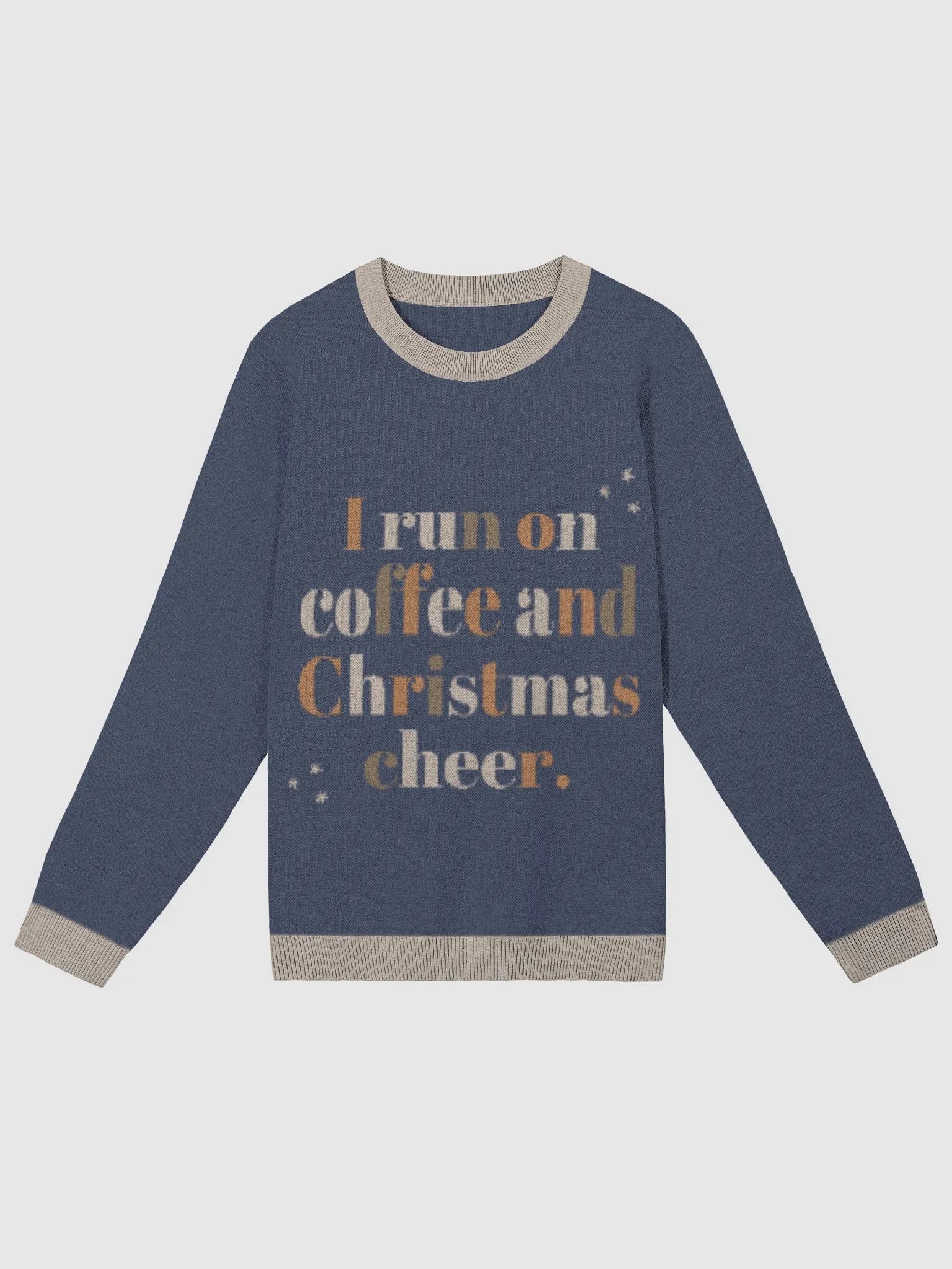 Coffee & Christmas Cheer Knitted Sweater product image (1)