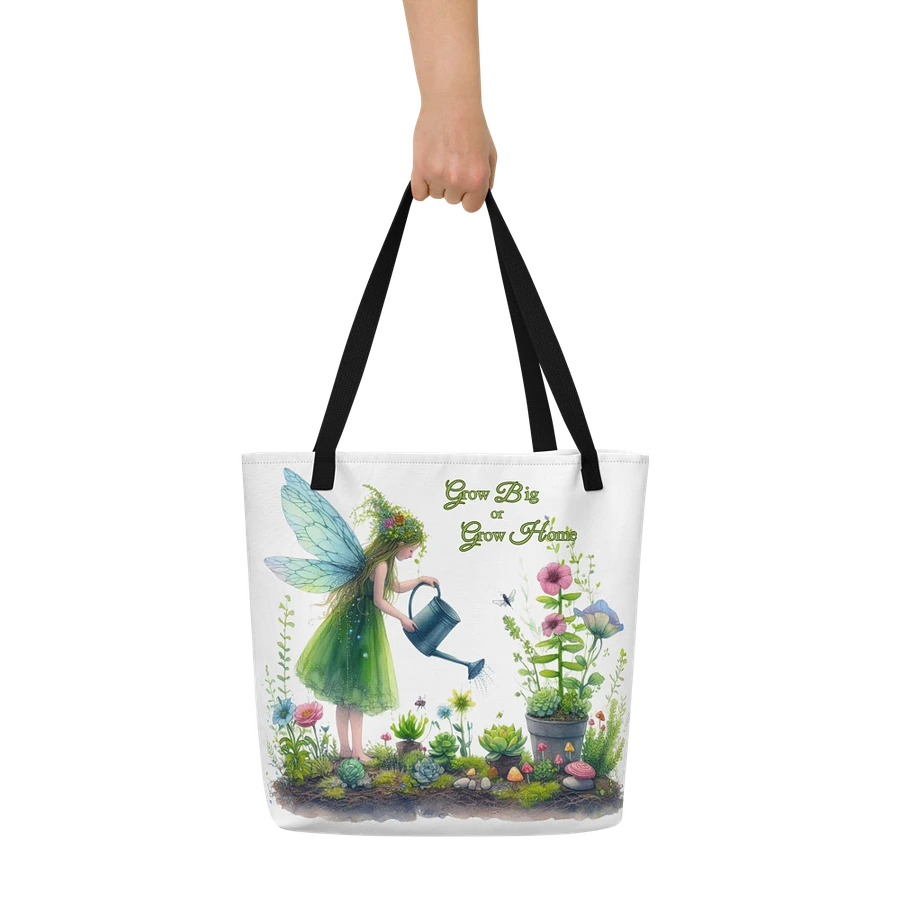 Pretty Fairy Garden, Micro-Gardening Tote Gift for Mother's Day Birthday Retirement product image (8)