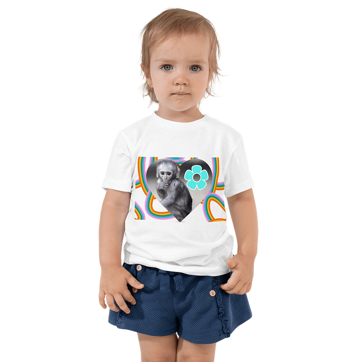 Vervet Monkey Business Toddler Cotton T-Shirt 4 product image (4)