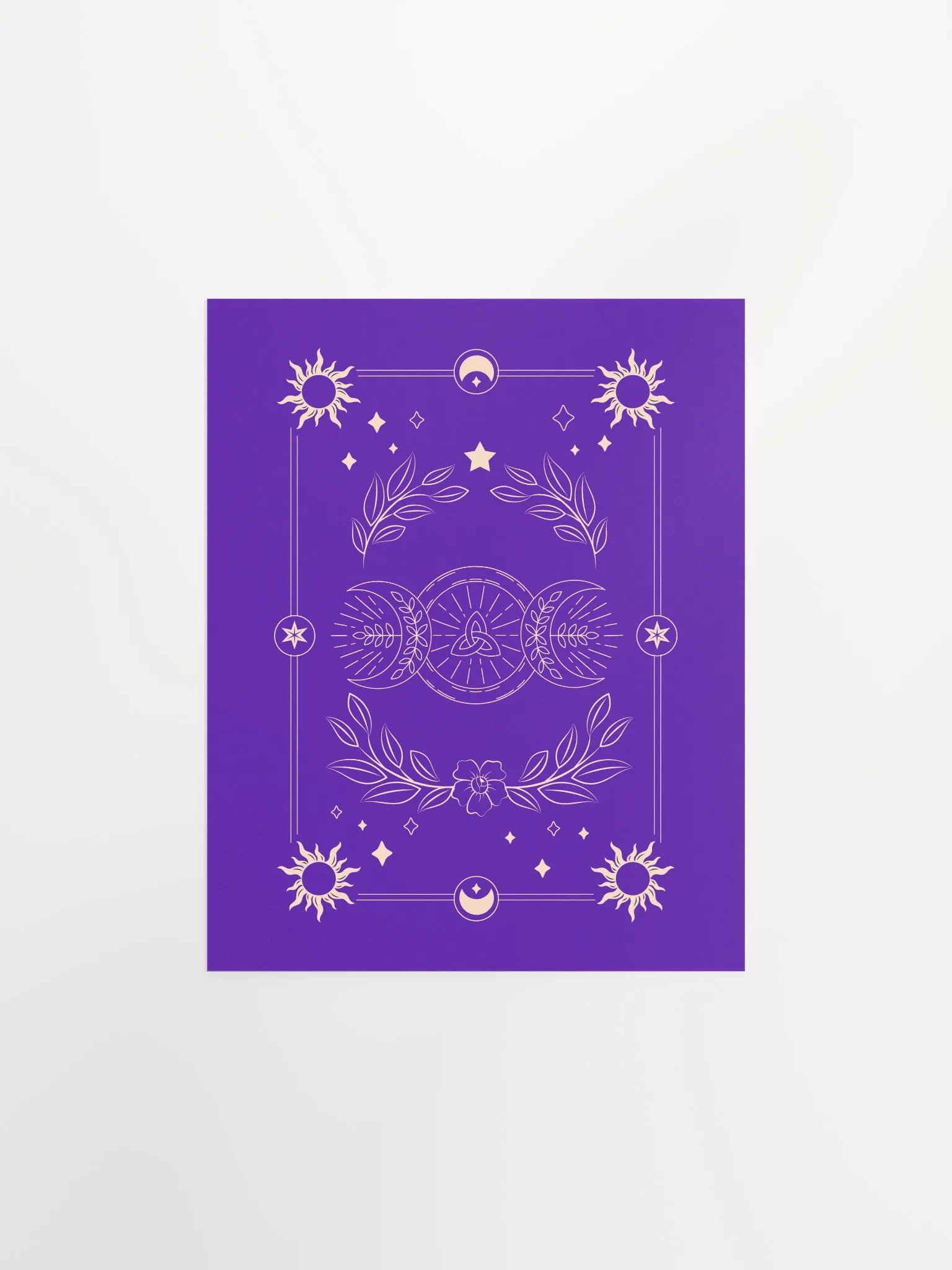 Maiden Mother Crone Purple Tarot Card Poster product image (1)