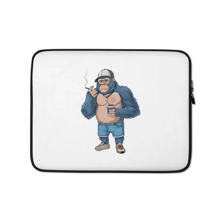 Blue Gorilla Laptop Sleeve product image (1)