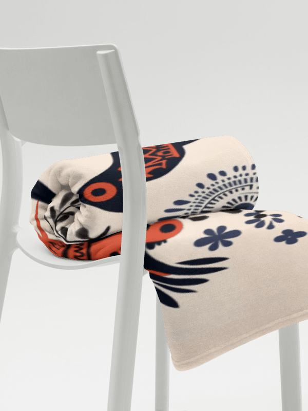 Hellenic Folk Elegance: Greek Heritage Throw Blanket product image (12)