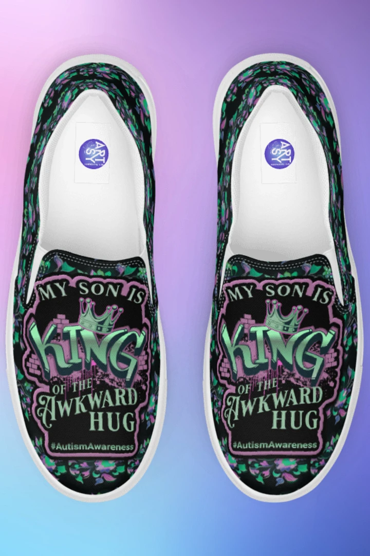 King of the Awkward Hug #Autism Awareness All Over Print Shoes product image (1)