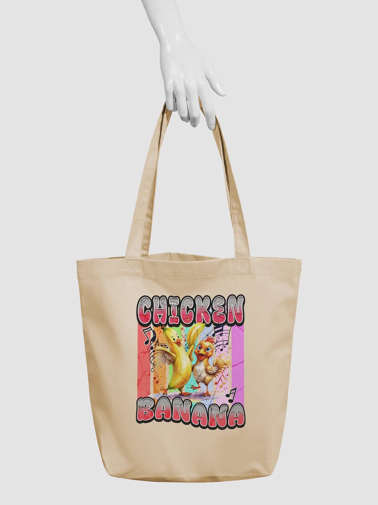 Chicken Banana Funky Tote Bag product image (6)