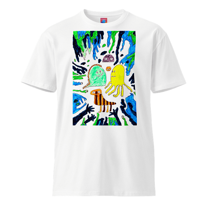 Abstract Doodle Monsters Unisex T Shirt product image (1)