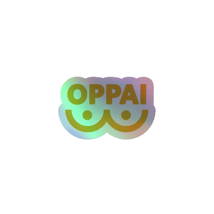 Holo Oppai Sticker product image (1)