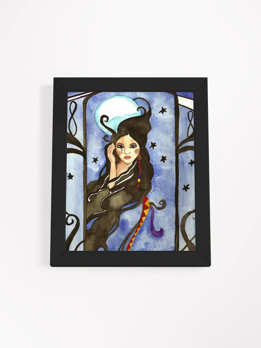 Kuutar Goddess Of The Moon Framed Print product image (2)