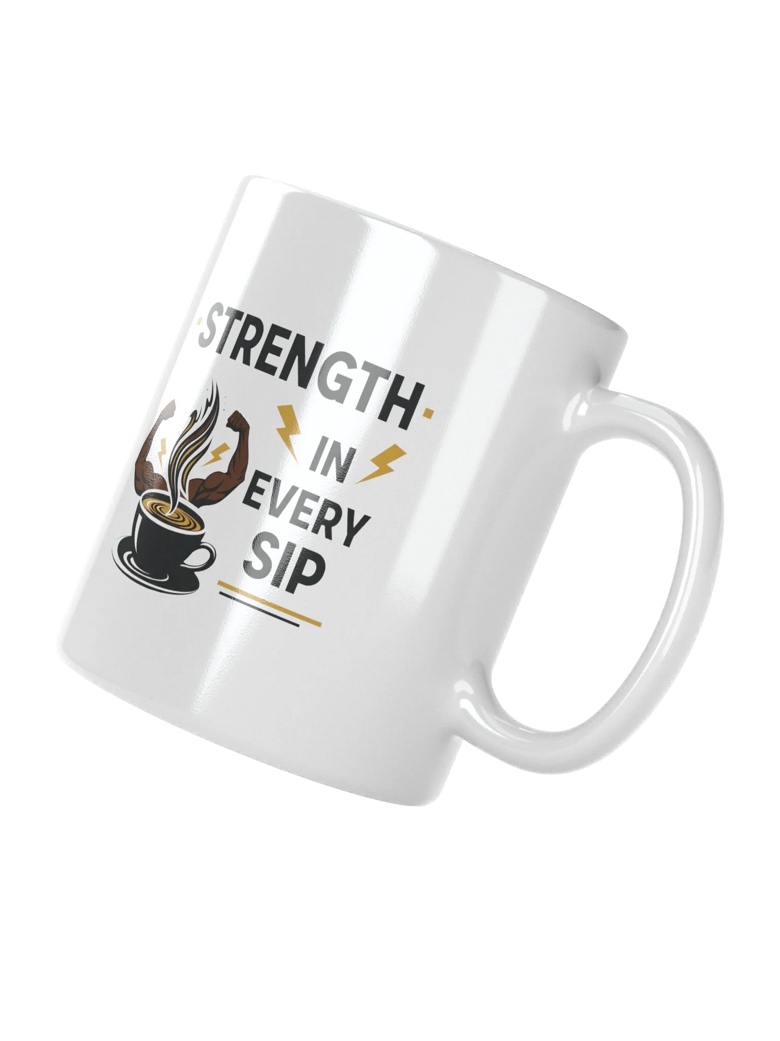 Strength in Every Sip Mug – Inspirational Motivational Coffee Cup for Daily Empowerment product image (3)
