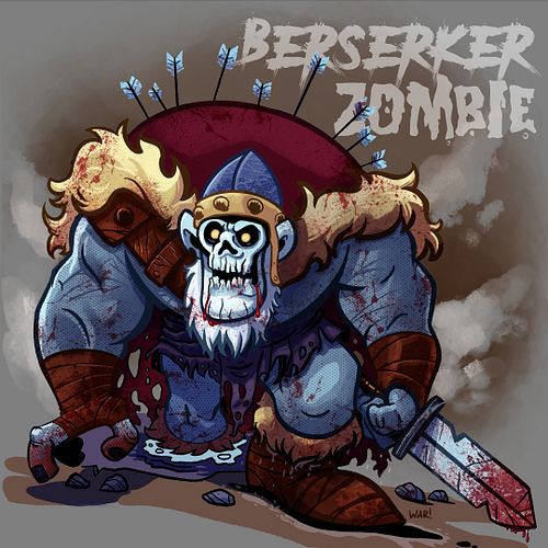 “Berserker Zombie” based on a character prompt from @charactercues

#charactercues #charcterdesign #procreate #zombie