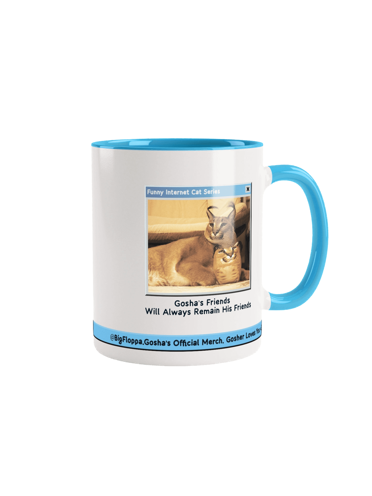 Y2K Cute Caracal Coffee and Tea Mug product image (1)