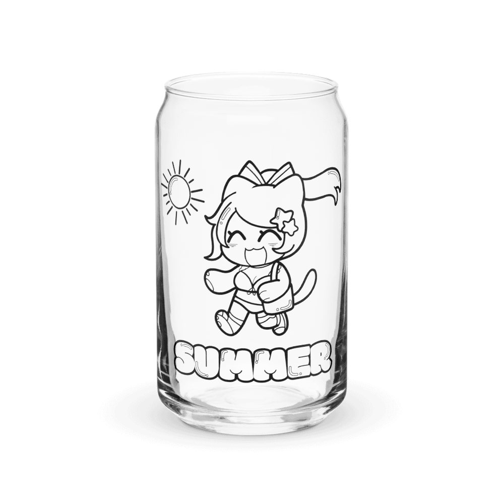 Summer Time Glass Cup product image (2)
