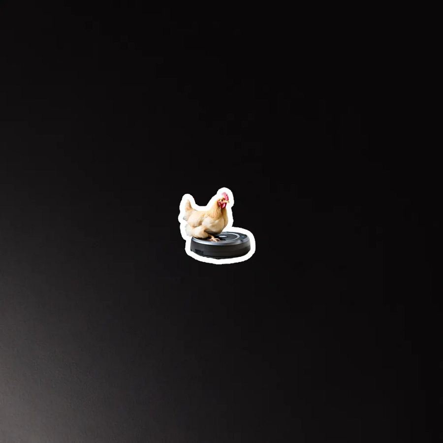 Roomba Chicken Magnet product image (3)
