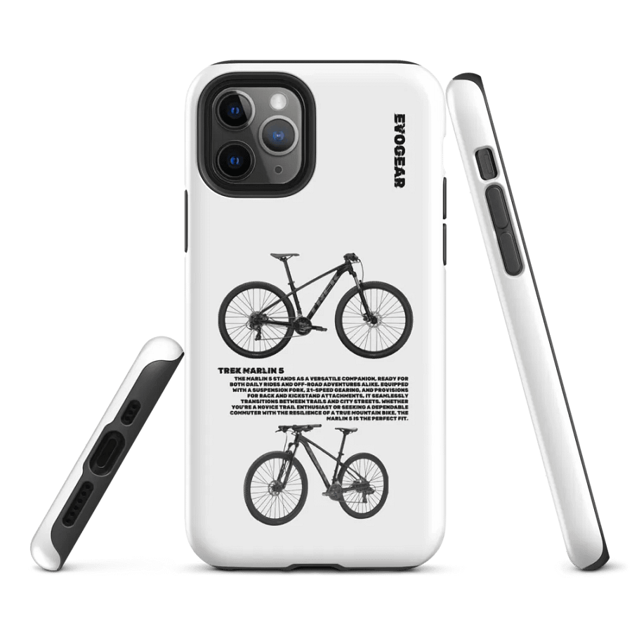 White Trek Marlin 5 iPhone Case product image (3)