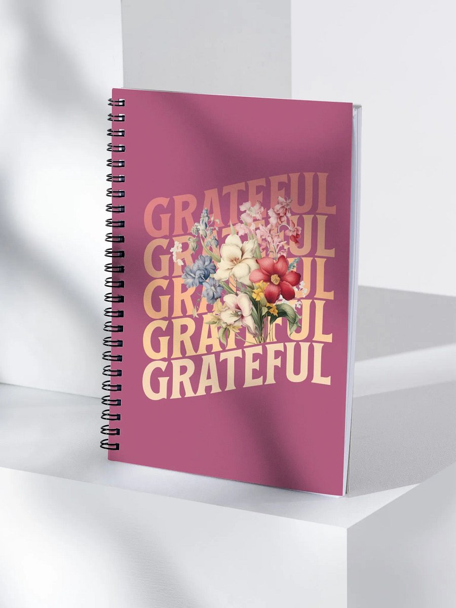 Grateful Blooms Spiral Notebook product image (4)