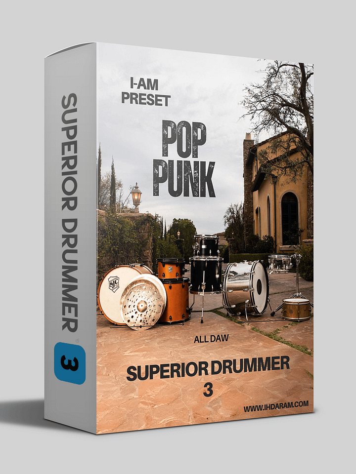 I-AM SUPERIOR DRUMMER POP PUNK PRESET product image (1)