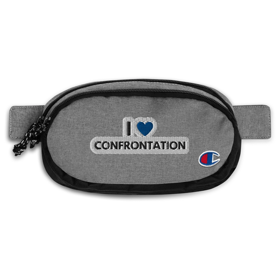 I <3 Confrontation (royal bubble design) champion fanny pack product image (1)