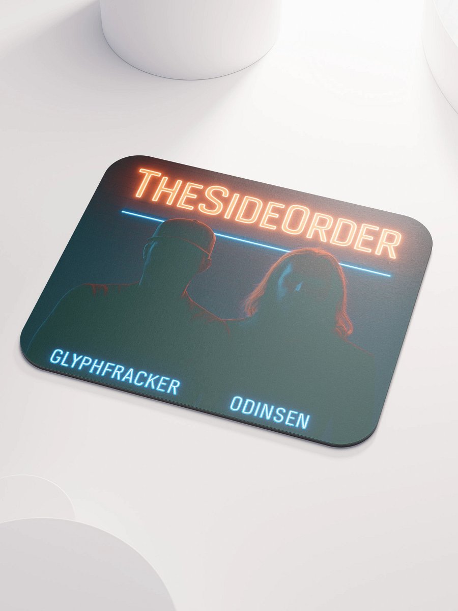 Neon Silhouette Mouse Pad - TheSideOrder x GlyphFracker x Odinsen product image (3)