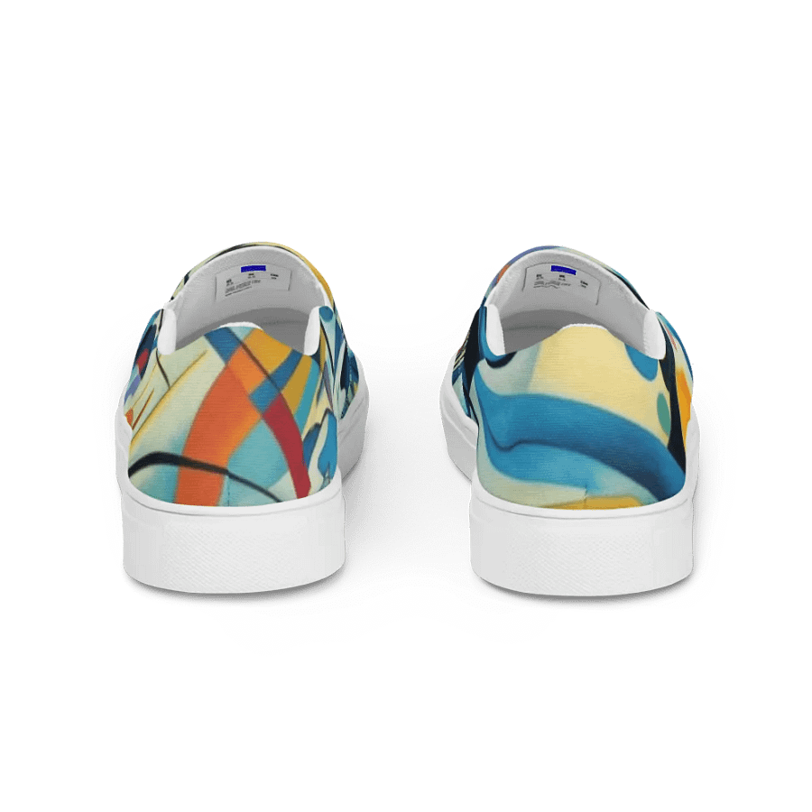 4-meter weather Vibrant Swirl Canvas Slip-Ons product image (4)