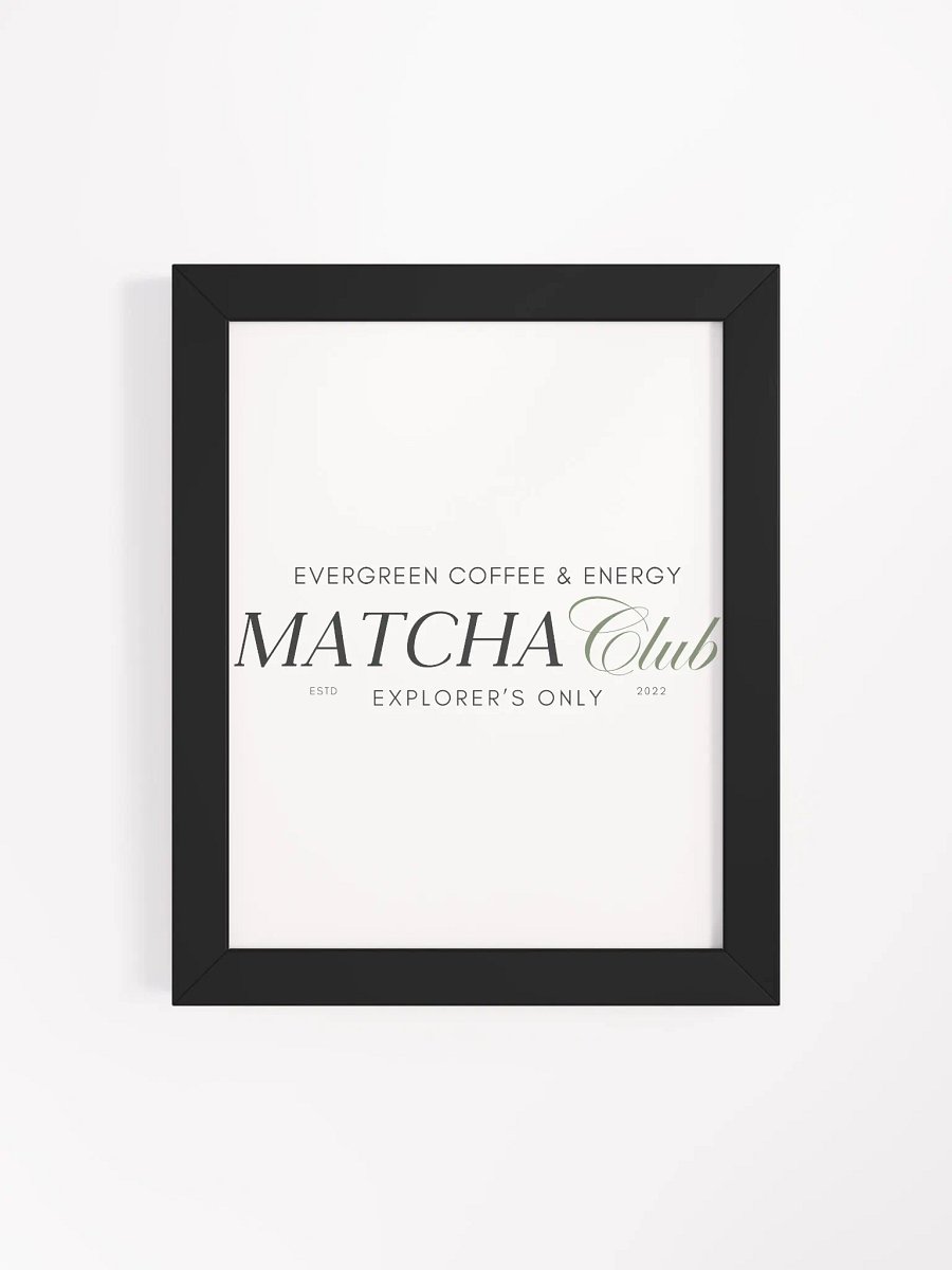 Sip Society | Matcha Club Poster product image (2)