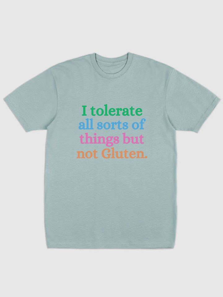 "Not Gluten" Colorful Statement Tee product image (1)