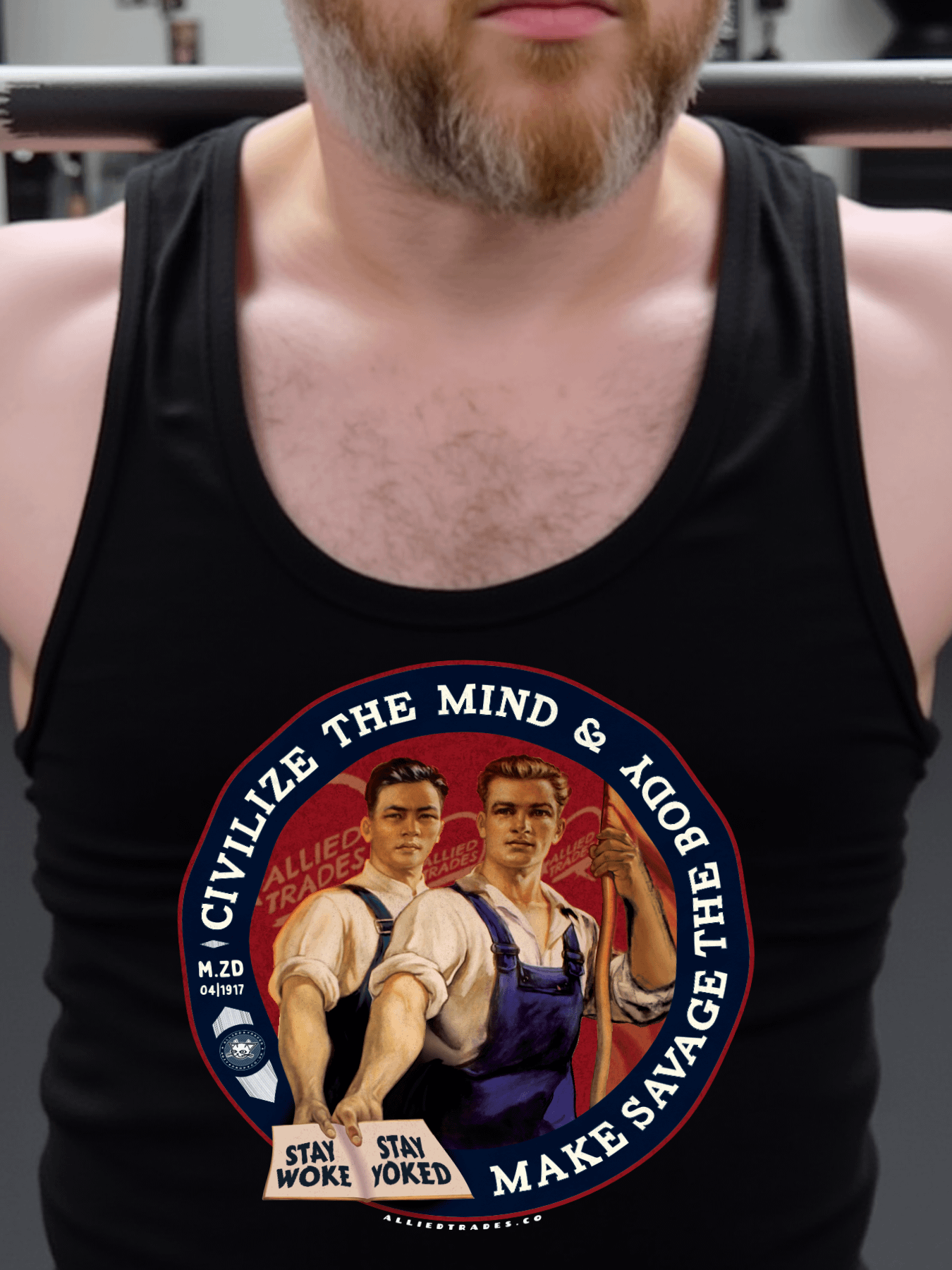 Stay Woke! Stay Yoked! Tankie Top! product image (3)