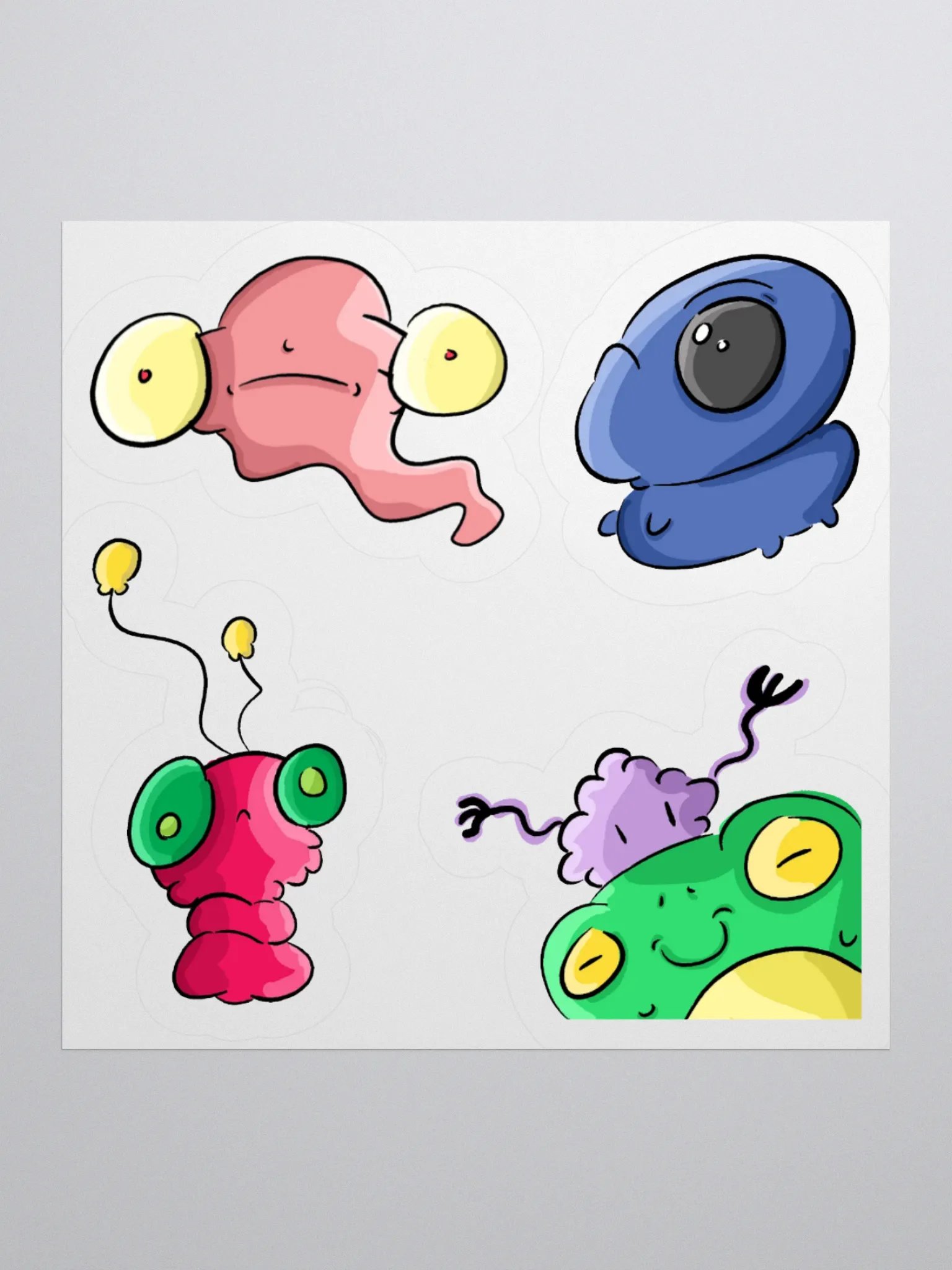Little guys sticker set 1 product image (2)