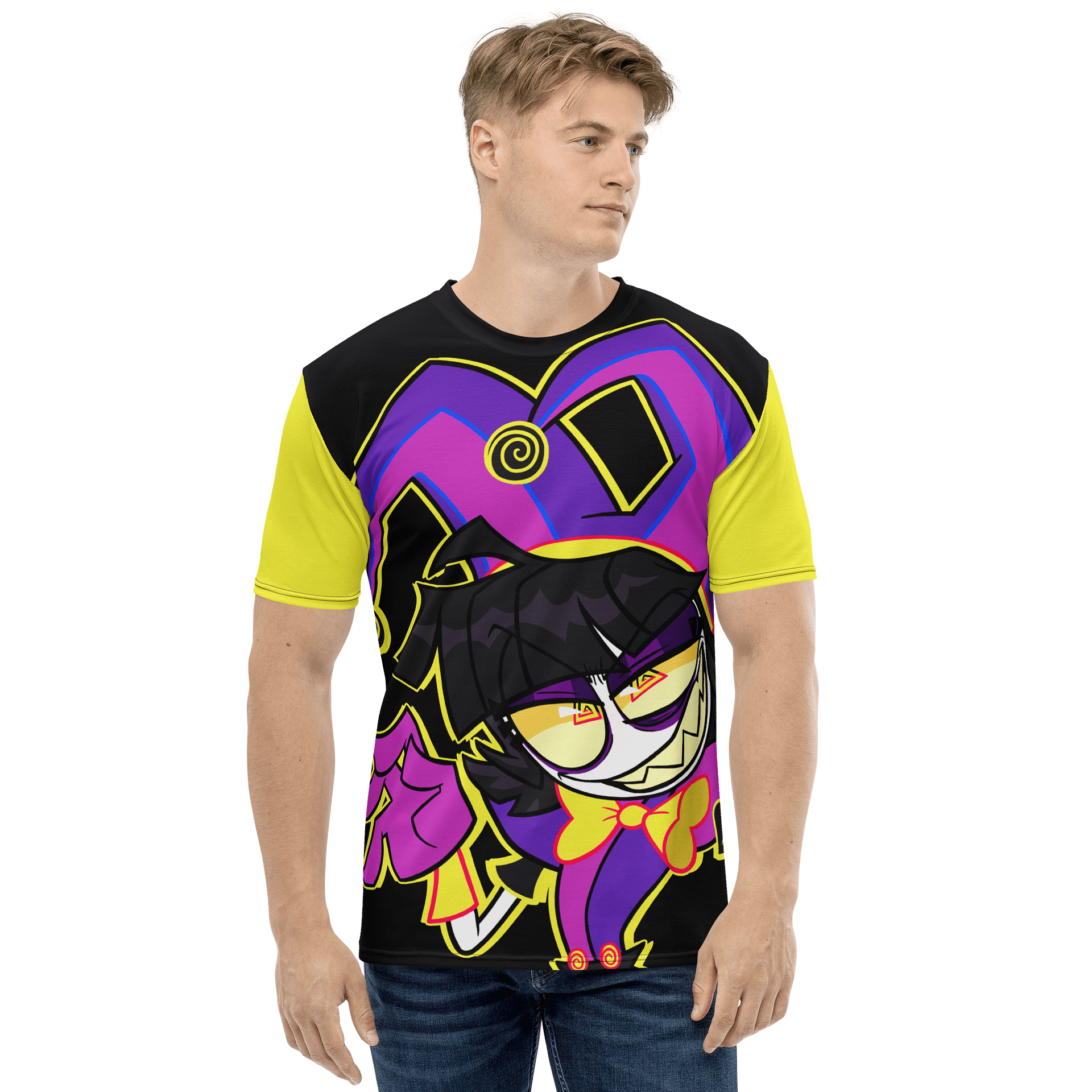 A Little Bit Bad - POX All Over Short Sleeve (Yellow Sleeves) product image (1)