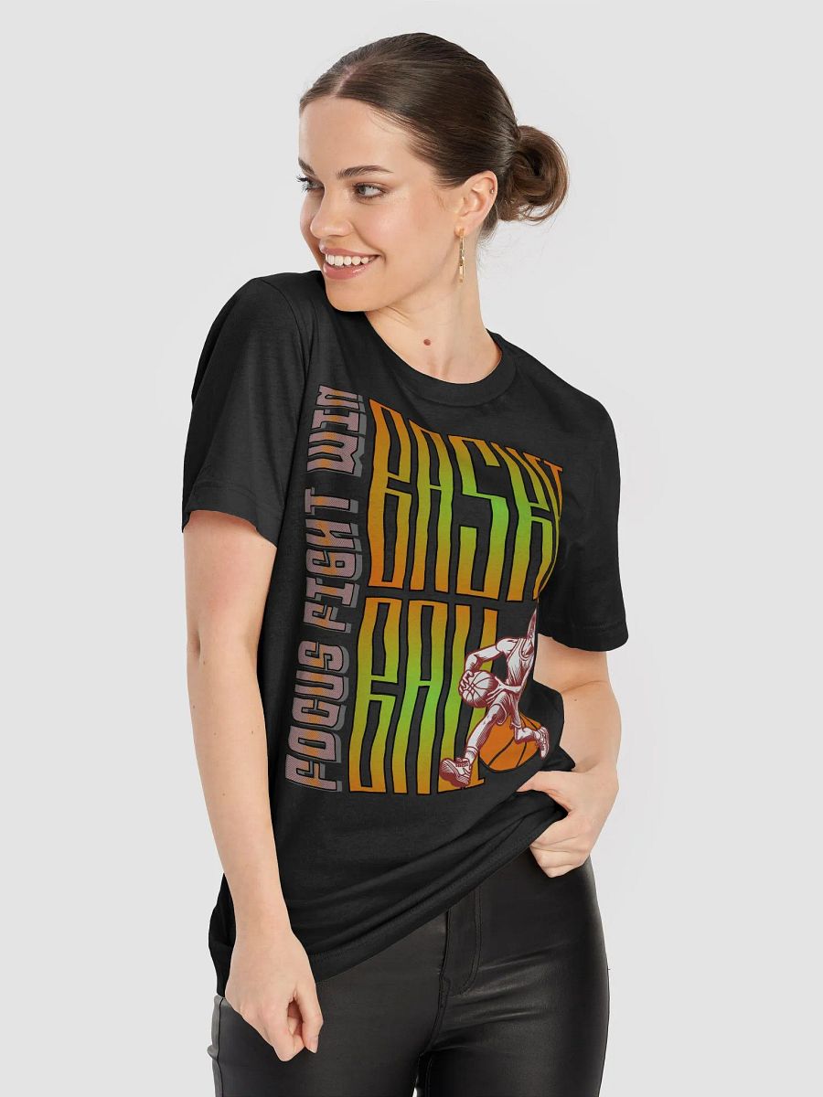 Focus Fight Win Basketball Player Tee product image (5)