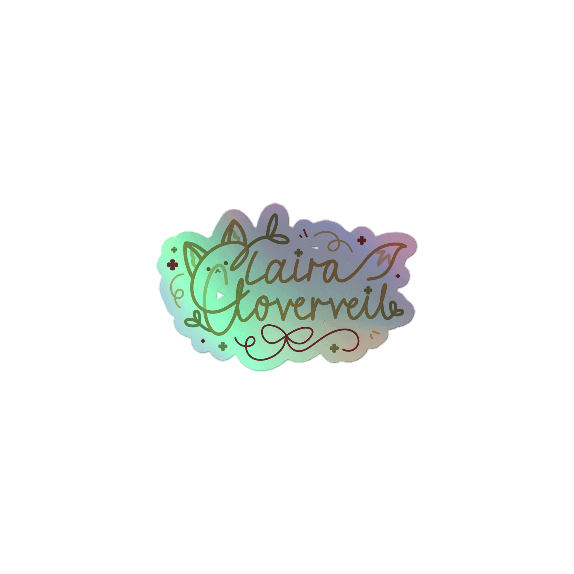 Claira Holo Signature Sticker (color ver) product image (1)