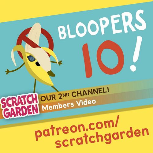 Bloopers part 10 (ten!) is here!

Link in bio or direct:

https://www.patreon.com/scratchgarden