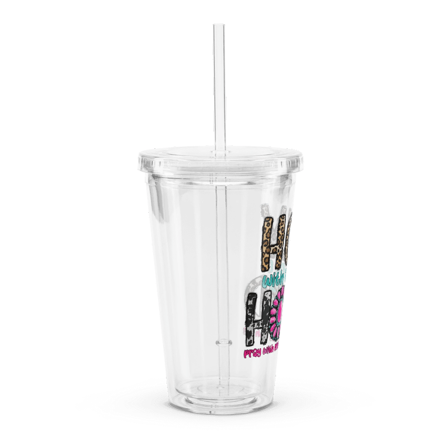 Holy With A Hint of Hood - Double Wall Clear Plastic Tumbler product image (3)