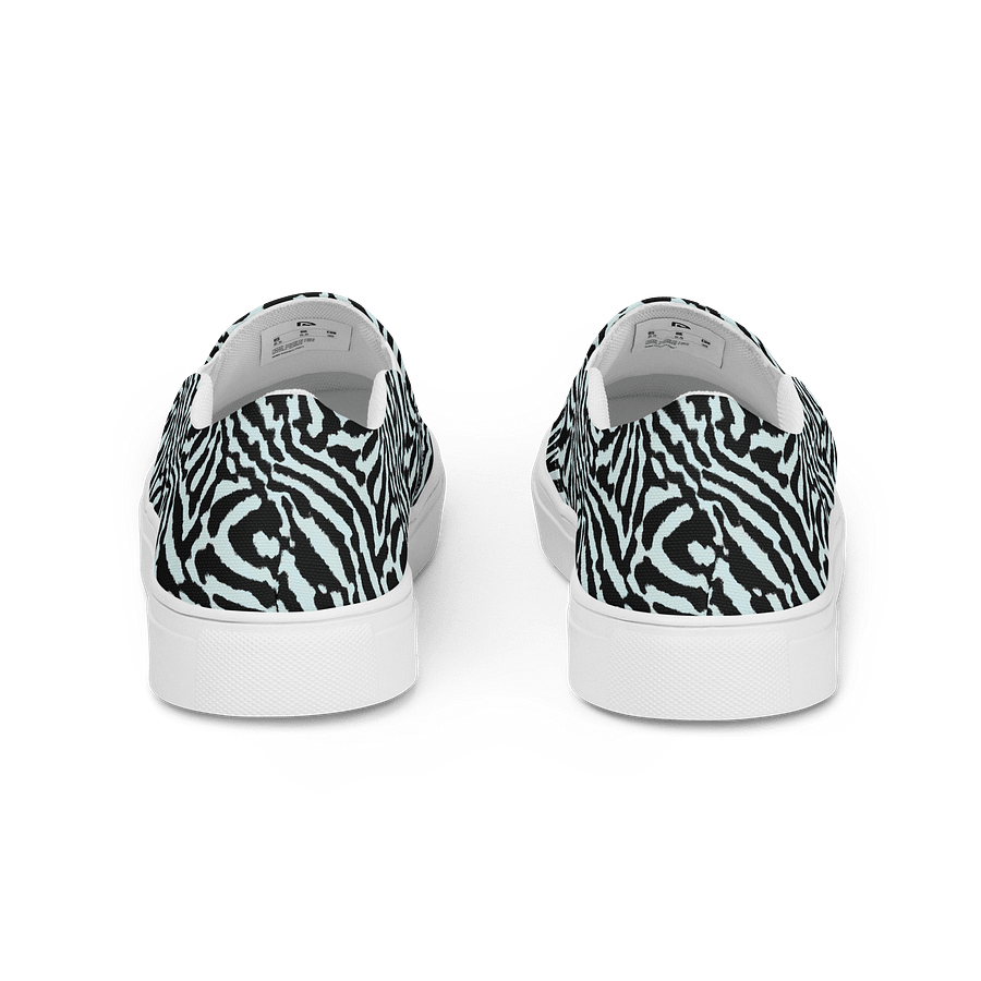 Blue Zebra Canvas Shoes product image (4)