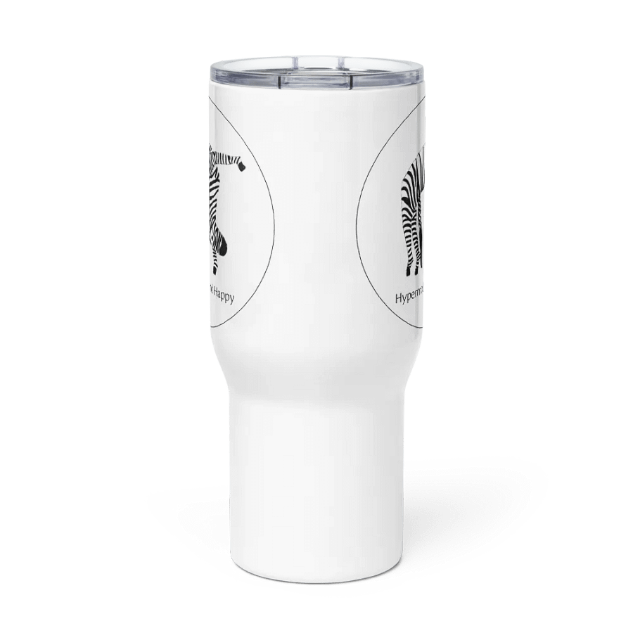 Bendy Zebra To-Go Mug With Handle product image (3)