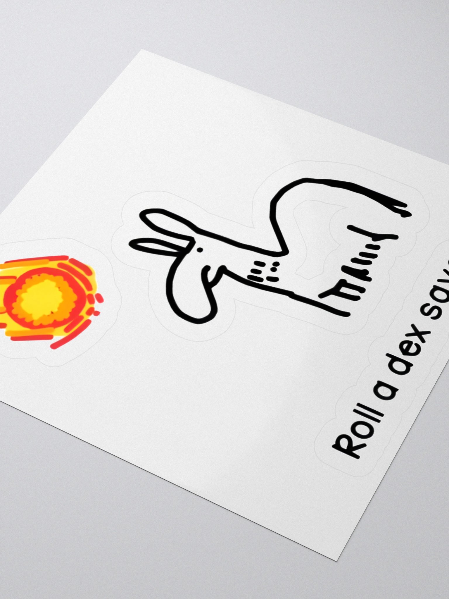 Roll a Dex Save - Sticker product image (7)