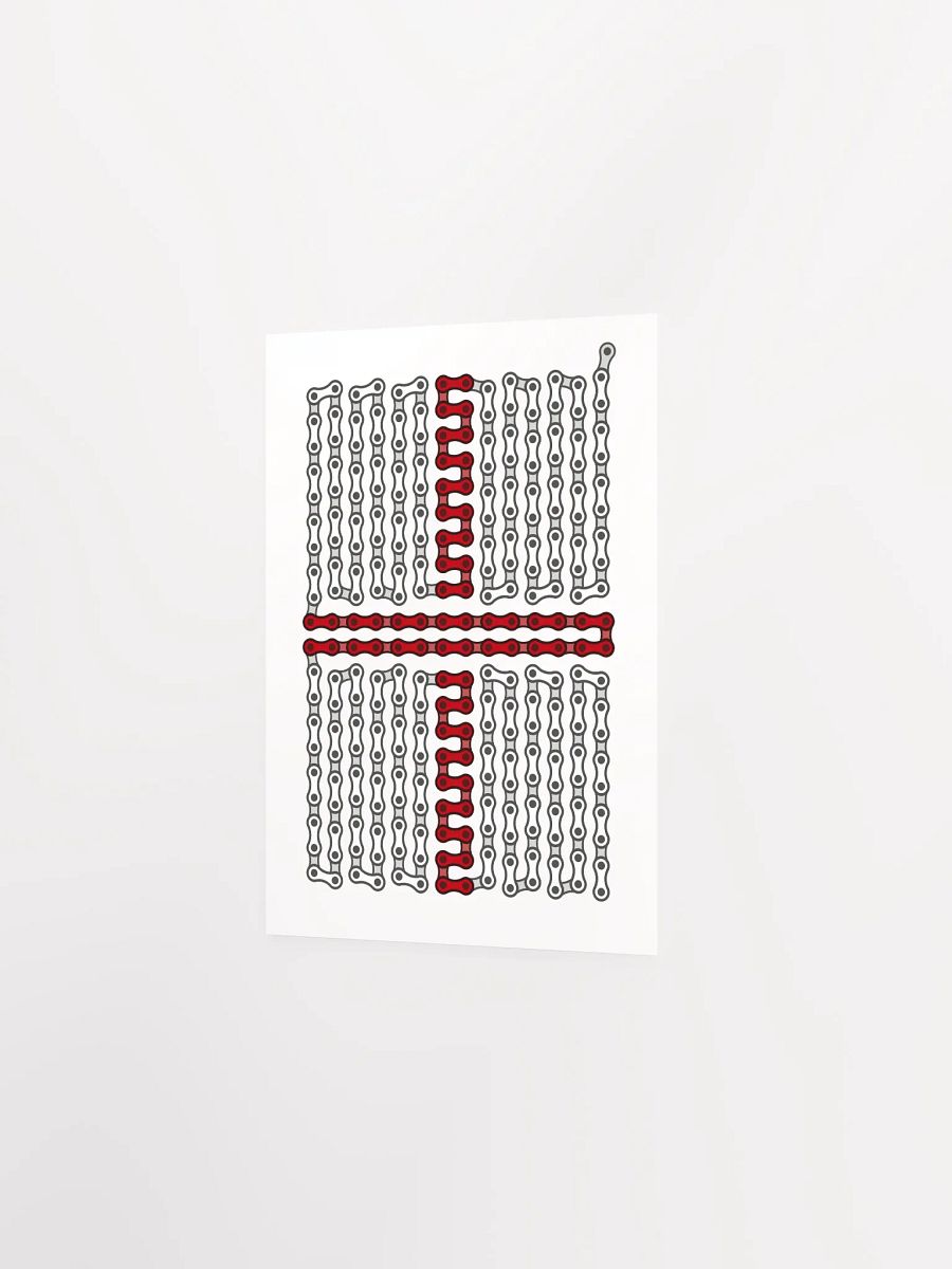 England Bike Chain Flag Poster product image (2)