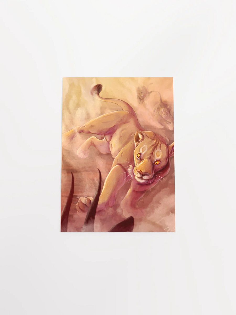 Lion Hunt - Matte Print product image (4)