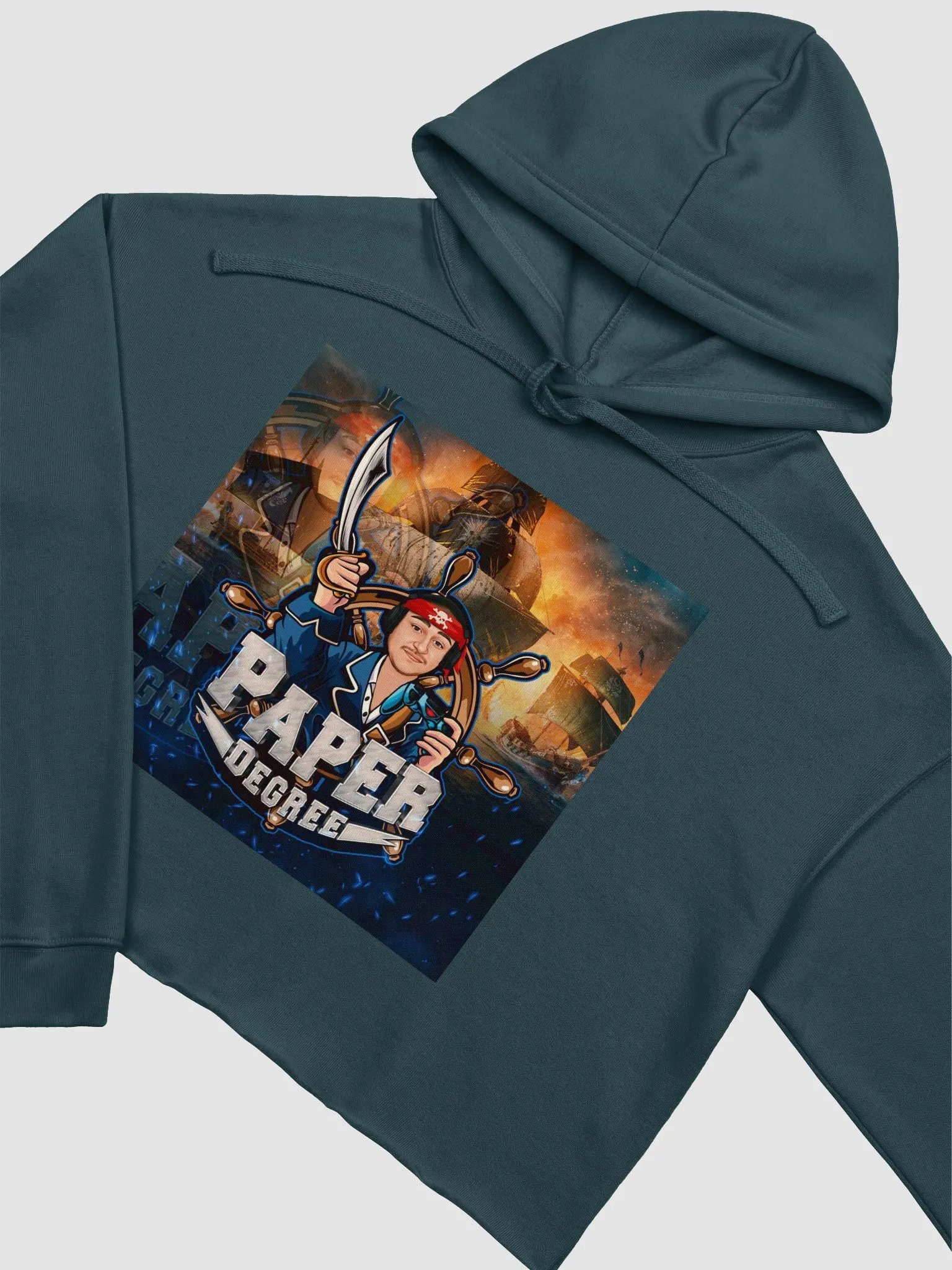 Womens Pirate crop hoodie product image (11)