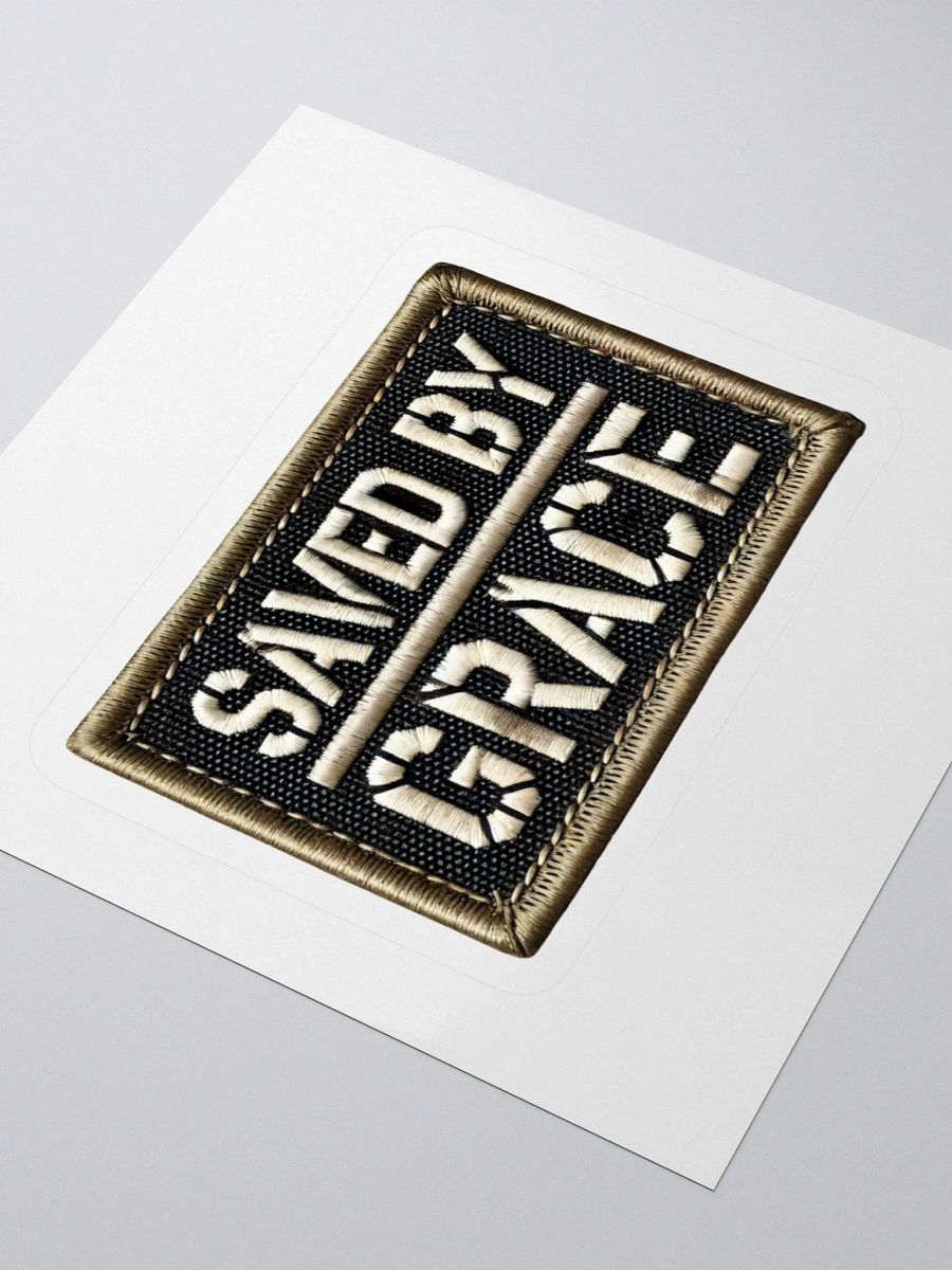 Saved By Grace Patch Sticker product image (5)