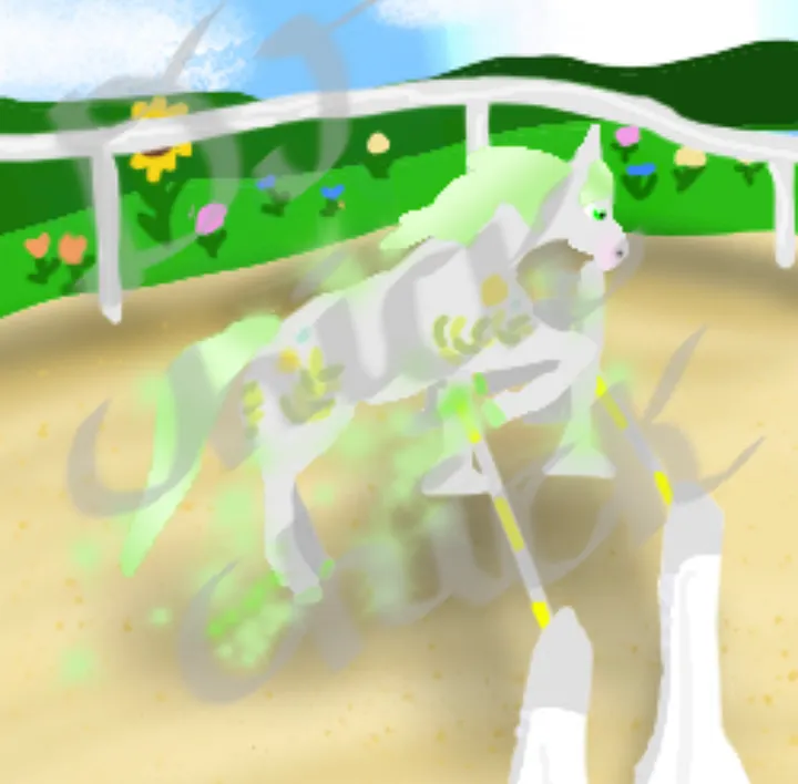 WHI Digital Drawing-Spring Arabian (Jumping) product image (1)