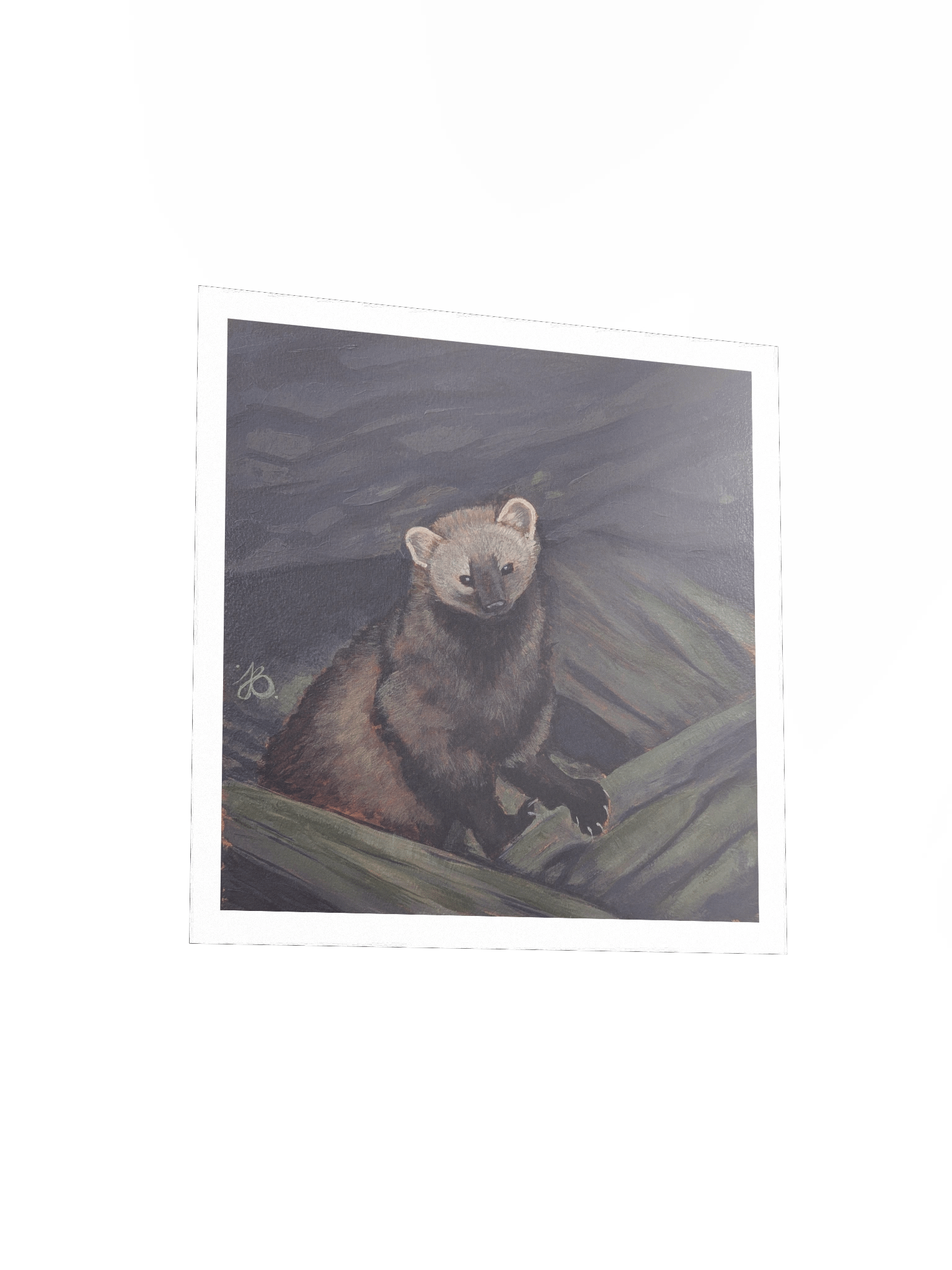 Shy Fisher Cat — Premium Matte Poster product image (6)