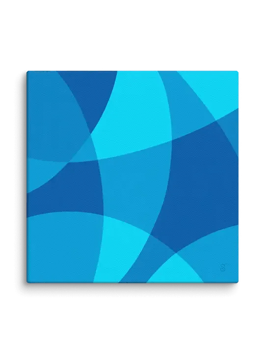 Azure Elegance Canvas - Abstract Composition No. 6 product image (72)