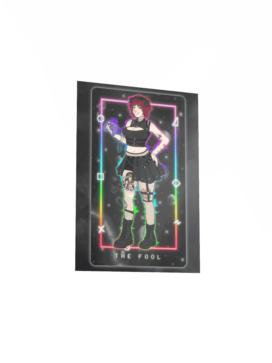RAENBOU Neon Fool Tarot Poster product image (3)