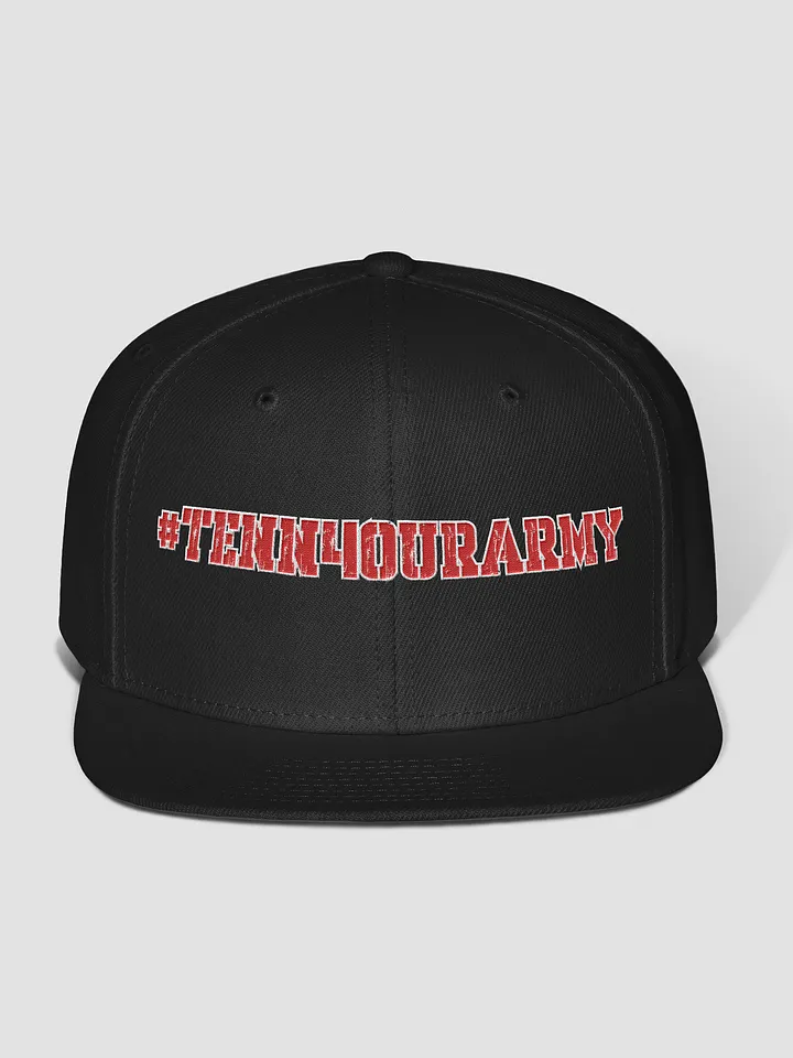 #TENN4OURARMY Red (EMBROIDERED) SNAPBACK CAP product image (3)