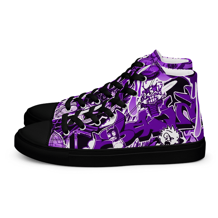 Graffiti Fusion Men's High Tops Skate Shoes product image (1)