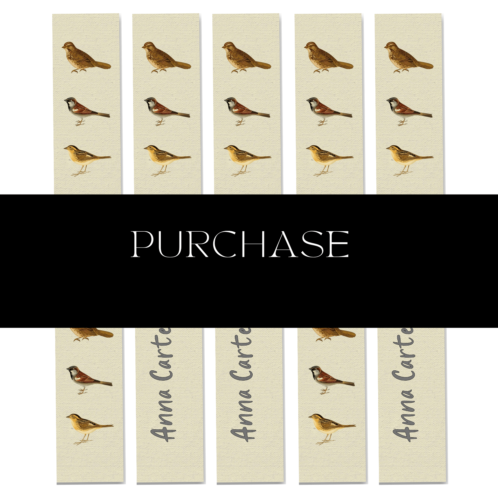 Sparrow Bookmark product image (7)