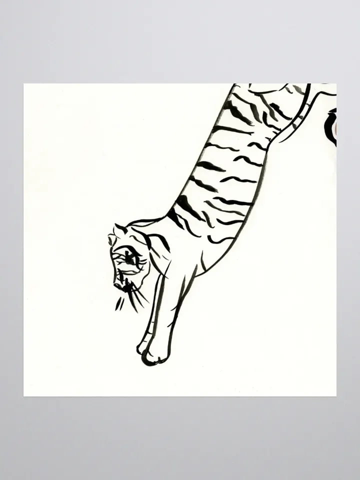 Jumping Tiger Sticker product image (2)