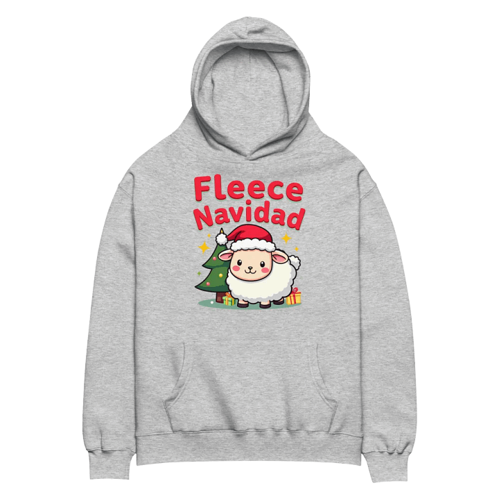 Fleece Navidad Oversized Hoodie product image (8)