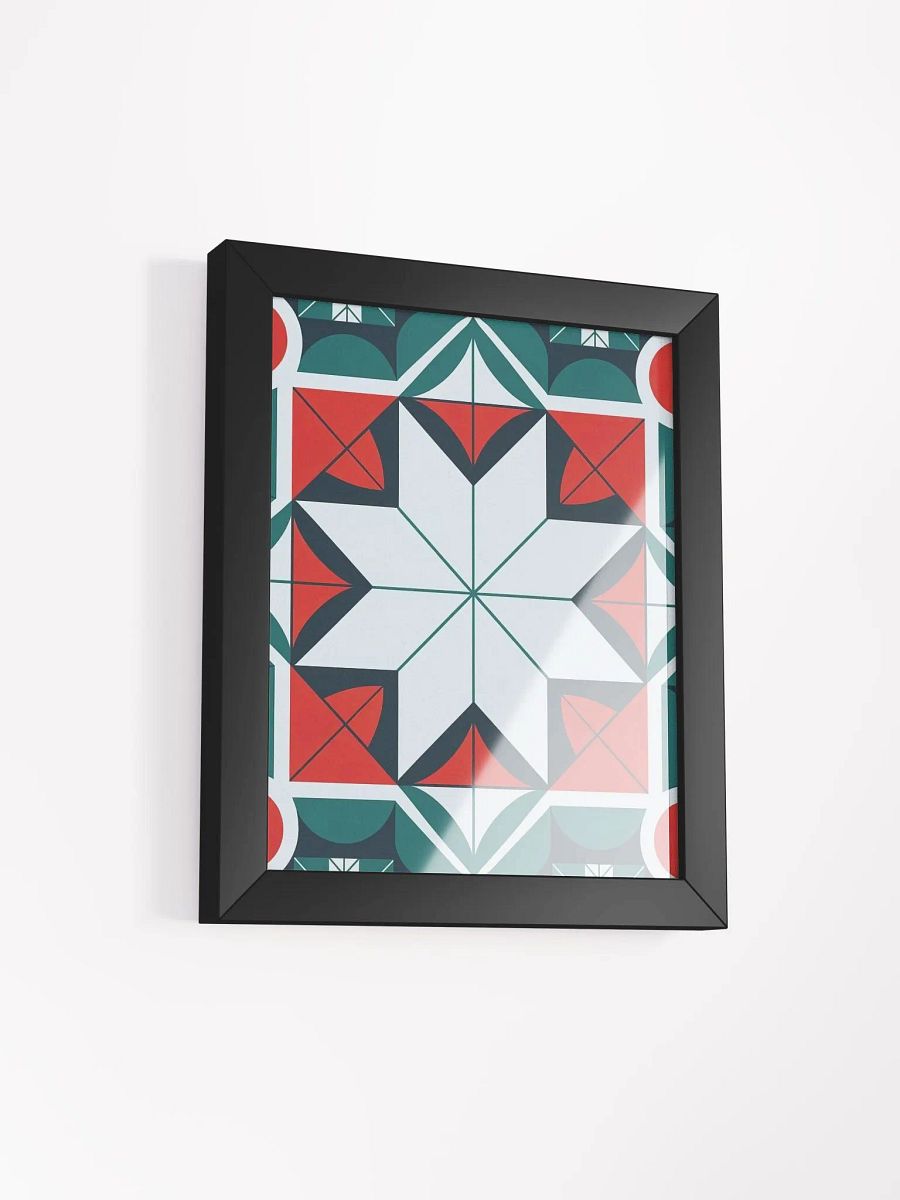 Kaleidoscope patterned Framed High-Quality Matte Poster (in) product image (6)