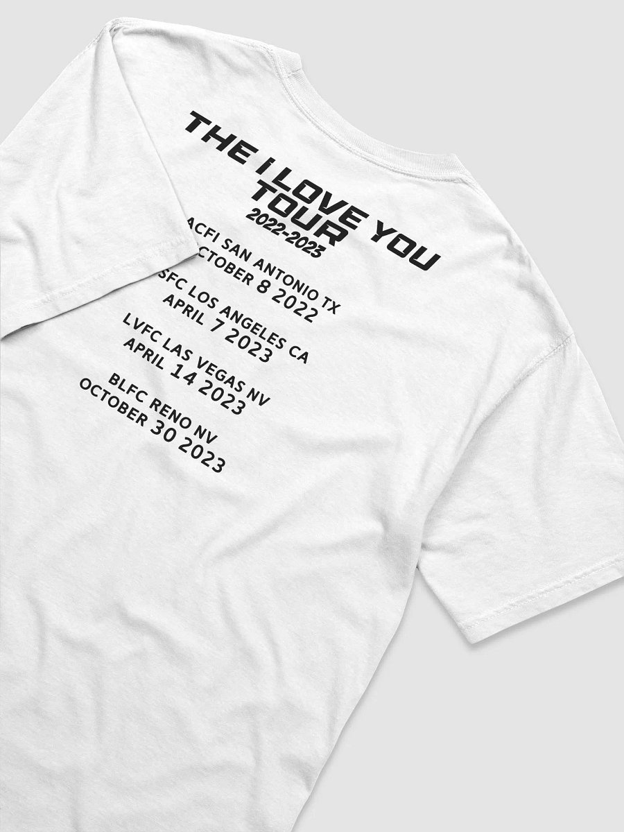 The I Love You Tour commemorative T-shirt product image (4)